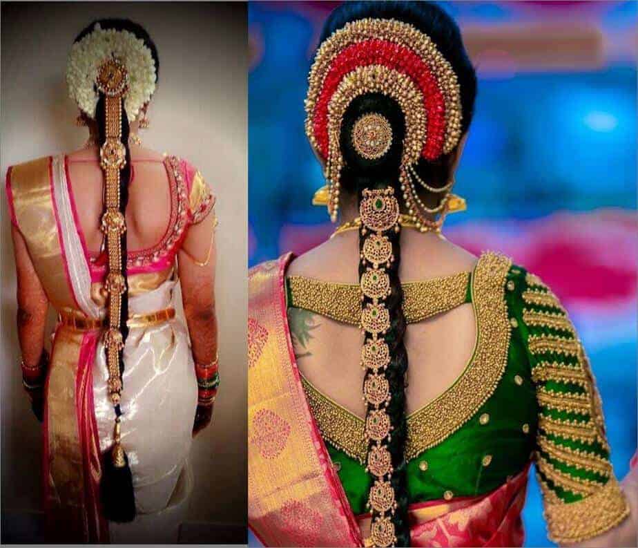Stunning Bridal Hairdos For South Indian Brides!